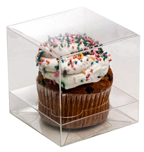 cupcake clear box single usbox