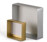 Luster Metallic 2 Piece Box w/gloss coating and Folding Setup Lids