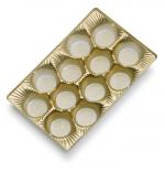 Gold Diamond Candy Boxes w/Clear Lids Collection