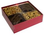Pretzel & Nut Boxes with Clear Lids