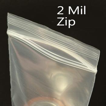 Regular Duty 2mil Zip Style Bags