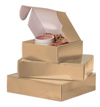 Gold Gloss Mailers Corrugated Mailer Boxes