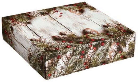 Rustic Winter Corrugated Mailer Boxes