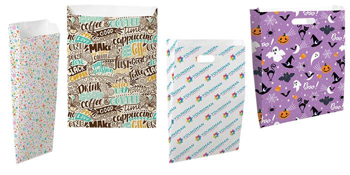 Quick Print 100+ Full Color Bleed Paper Merchandise Bags