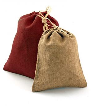 Large Natural Jute Gift Pouches