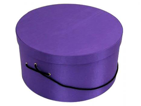 Dark Purple Hat Boxes