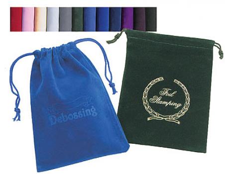 Rayo Velour Drawstring Jewelry and Gift Pouches