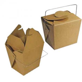 Matte Kraft Paper Take Out Boxes