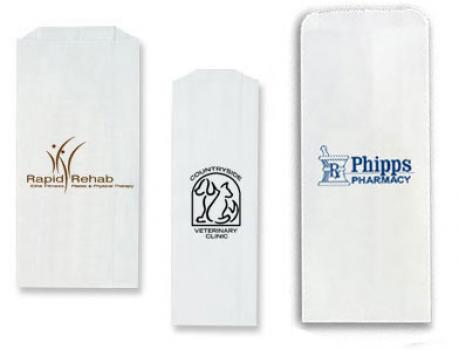 White Printed Pharmacy Bags
