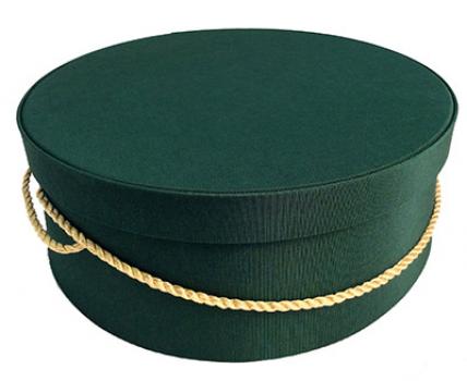 Dark Green Hat Boxes