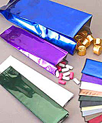 Heat Sealable Metalized Foil Bags w/Side Gusset