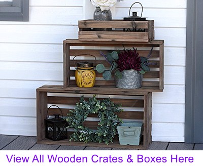 Wooden Crates & Boxes Category
